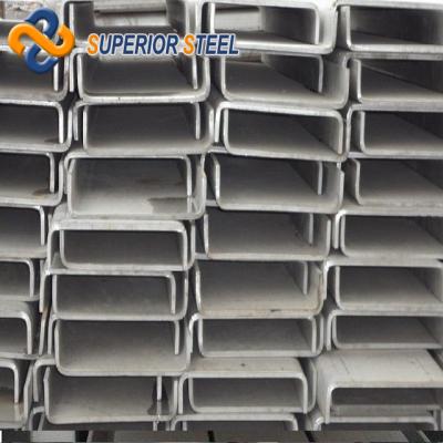 China 200 Series/300 Series/400series 304L Stainless Steel Top Finish Steel Bright Channel for sale