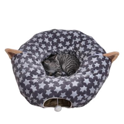 China Stored Wholesale Circular Pet Cat Tunnel Removable And Washable Tunnel for sale