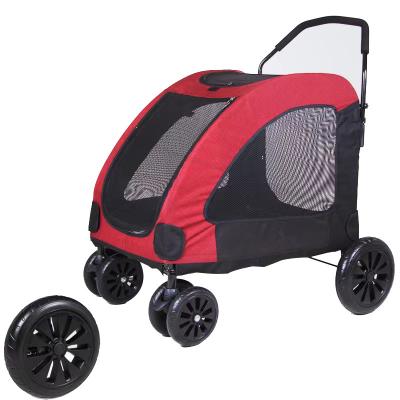 China Hot-Wholesale Large Dogs Dog Wagon Outdoor Dog Pet Cart for sale