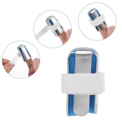 China Finger brace for arthritis several types available metal finger splint blue color for sale