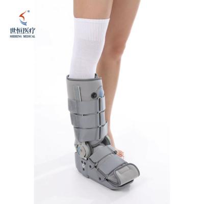 China Automatic adjustable foot ankle brace S-XL size foot splint in black/grey color for sale