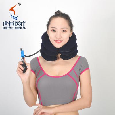 China Universal size neck brace half flannel cervical support brace supplier for sale