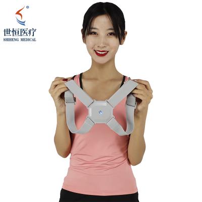 China Amazon hot sale universal size adjustable intelligent posture corrector brace back support for sale