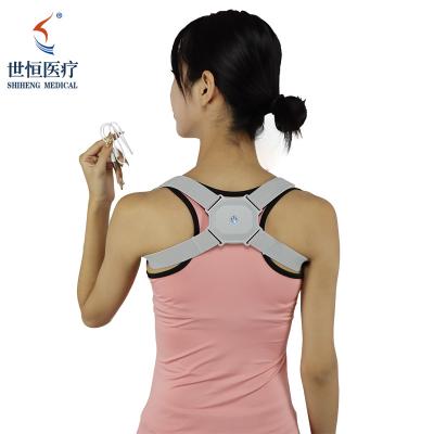 China amazon hot sale Smart Intelligent Vibrating posture corrector back support shoulder belt Adjustable Posture Back Support for sale