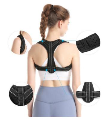 China BSCI factory unisex adjustable upper back brace clavicle support posture corrector for sale