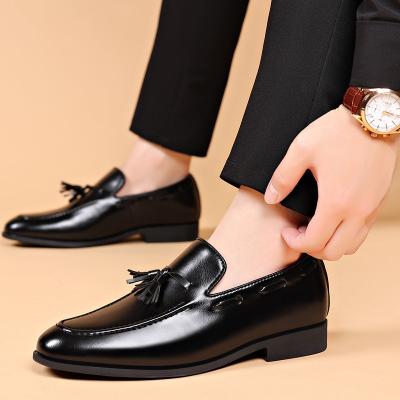 China Breathable Men's Classical Dress Shoes Business Oxfords Style Leather Single Shoes Made In China Wedding Party Shoes for sale