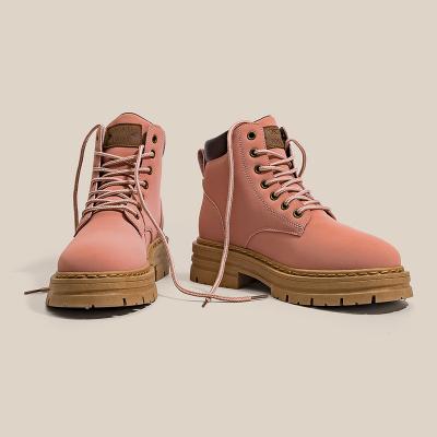 China Thermal Newly Arrived British Design Factory Ladies Winter Martens Women's Shoes Fashion Casual British Women's Single Boots Slightly for sale