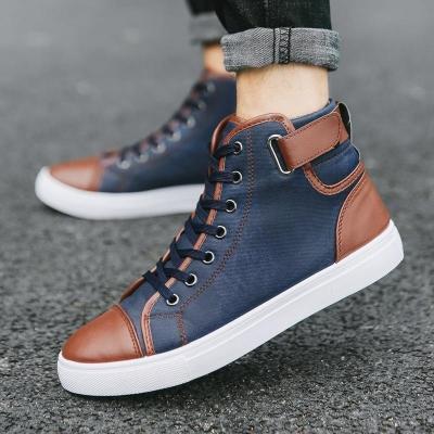 China Other Factory Wholesale Youth Style Maten Boot Men's Canvas Fashionable Sport Casual Shoes Leather Sneakers For Men's Smart Shoes And Oxfords for sale