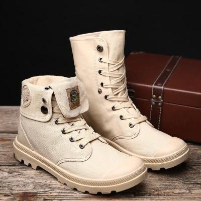 China Other New Design Factory Man Winter Shoes British Fashion Casual Men's Boots Synthetic Rubber Cotton Cloth Trade Assurance ZIPPER Men Boy for sale