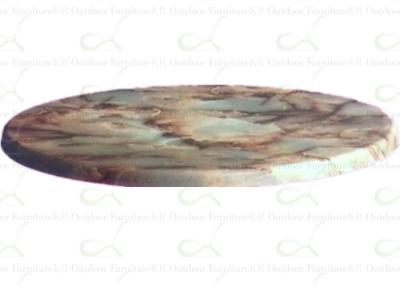 China China Indoor Werzalit Mold Pressing Cafe Table Tops All Sizes Round Marble Onyx for sale