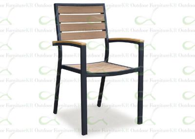 China Outdoor Dining Chairs Synthetic Timber Furniture Restaurant Polywood Chair for sale