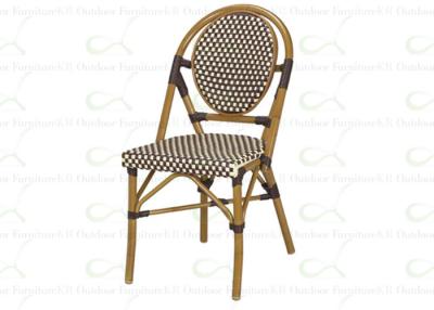 China Outdoor Dining Chairs Bamboo Chair Stack-able Commercial Restaurant Furniture for sale