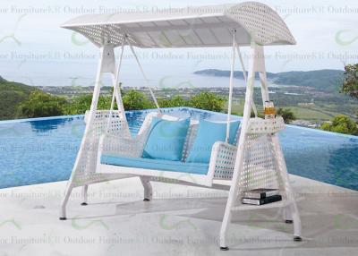 China Outdoor Rattan Furniture Swinging Chairs All-weather Patio Swing Chair for sale