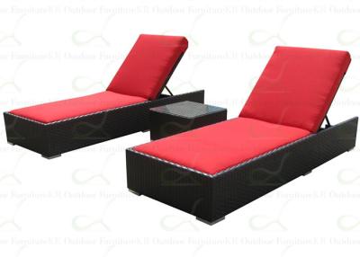 China Outdoor Chaise Lounges with Cushion Poolside Chaise Lounge Outdoor Wicker for sale