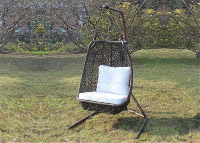 China Outdoor Hanging Chairs Wicker Hanging Hammock Chair Metal Furniture for sale