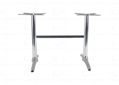 China Twin Table Bases Outdoor Commercial Restaurant Table Aluminum Table Base for sale