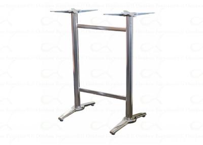 China Bar Height Twin Dining Table Bases Outdoor Roman Table Base Stainless Steel Base for sale