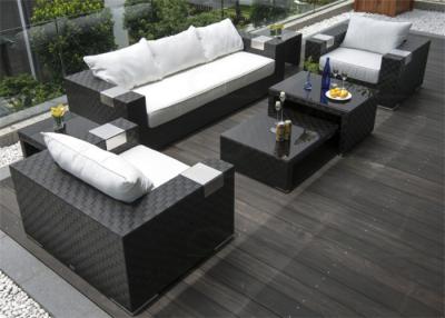 China Outdoor Sofa Furniture Flat Wicker Can Sofa Sets Patio Garden Rattan Lounge for sale