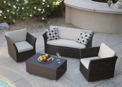 China Outdoor Sofa Furniture Garden Furniture Sofa Set 4 Seats Cushions Color Optional for sale