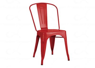 China Indoor Outdoor Tolix Style Chair Commercial Grade Dining Metal Furniture for sale