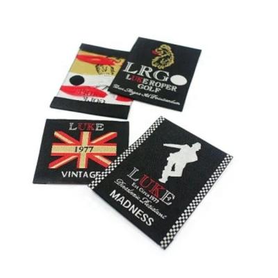 China Wholesale Custom Fashion Brand Garment Washable Apparel Woven Labels Sewing Labels For Clothing for sale