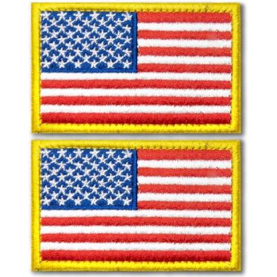 China Handmade Woven Country Flag Embroidery Patches for sale