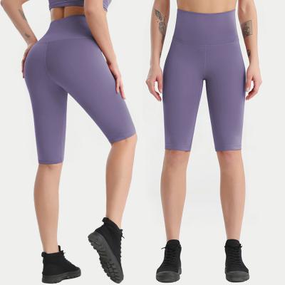 China Polyester Breathable High Waisted Women Gym Gaiters Fitness Yoga Pants Quick Dry for sale