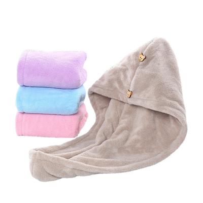 China Best Selling Quality QUICK DRY Quickly Drying Strong Water Absorbent Microfiber Hair Wrap Towels Towels Turban for sale