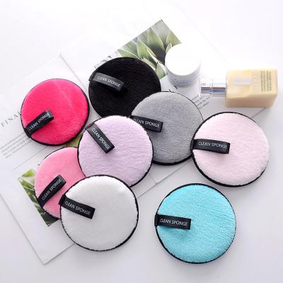 China QUICK DRY Reliable Factory Manufacturing Customized Microfiber Makeup Remover Reusable Cleansing Face Pads for sale