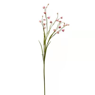 China Decorative flower wedding decor wedding decoration with plastic material artificial flower high-end lily of the valley is suitable for decoration home hotel for sale