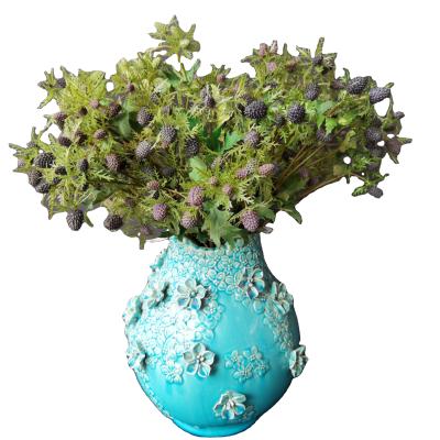 China Factory Wholesale High Quality Plastic Silk Artificial Fruit Mulberry Artificial Flowers Wire Decoration Home Flowers for sale