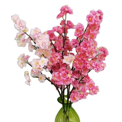 China Wholesale Hot Selling High Quality Artificial Silk Design Sakura Flower Hotel Wedding Banquet Decoration Exhibition Hall Decorative Wedding Decor for sale