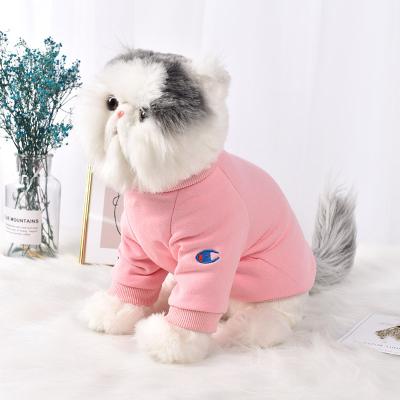 China Viable Wholesale Custom Small Designer Clothes Basic Name Brand Fashionable Logo Dog Tshirt for sale