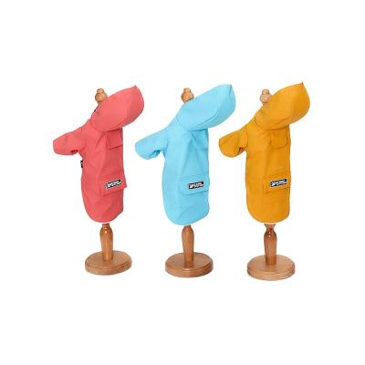 China Viable Custom Wholesale Custom Comfortable Dog Pet Apparel Hoodie Safe Waterproof Raincoat for sale