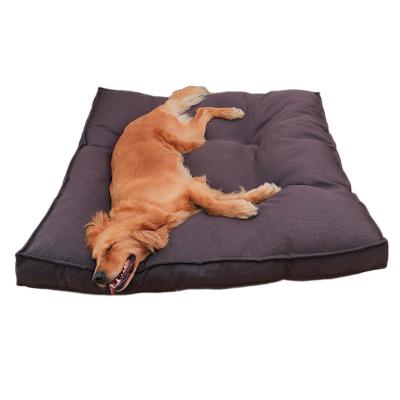 China Large Waterproof Washable Beds Cushion Waterproof Soft Portable Pet Sleep Heating Customize Dog Mat Bed for sale