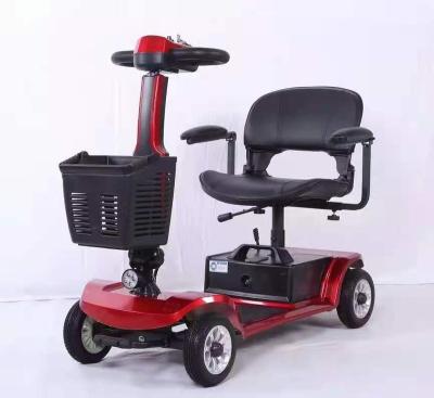 China Elder Leather Professional Manufacturer 4 Wheel Electric Travel Mobility Scooter for sale