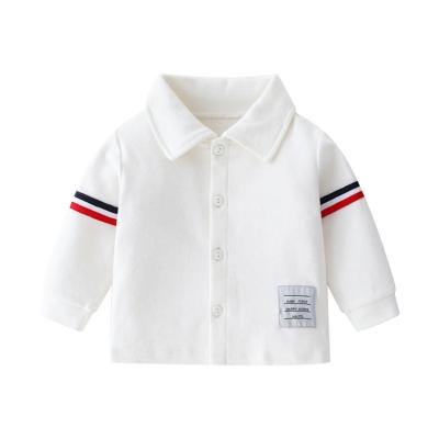 China New Korean Style Anti-shrink Spring Three Pieces Children Invest Newborn Baby Boy Clothes Set for sale