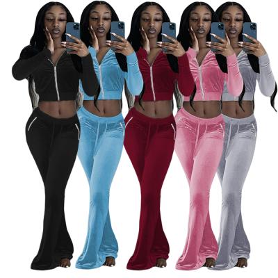 China QUICK DRY Wholesale Price Matching New 2 Piece Sets Teams Fashion Clothing Set Women Two Piece Tracksuit for sale