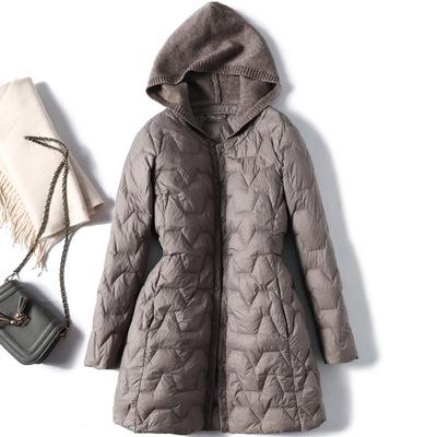 China Women Designer Casual Warm Coat New Arrival Reversible Stripper Quilted Clothing Winter Sold Down Waterproof Hooded Jacket for sale