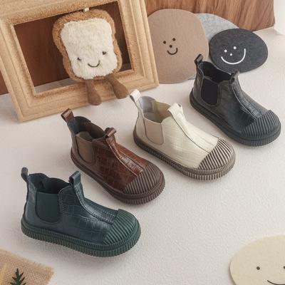 China Waterproof 2022 Children Spring New Arrival Shoes Children Girls Boots Student Trend Boots Boys Causal Shoes for sale