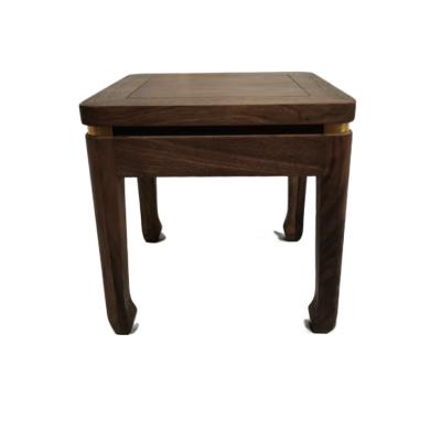 China Wholesale Modern High Style Wooden Stool Solid Wood Product Living Room Stool for sale