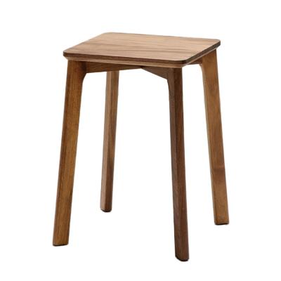 China Wholesale Modern Design Leg Space Furniture Home Furniture Wooden Stools Simple Stools High for sale