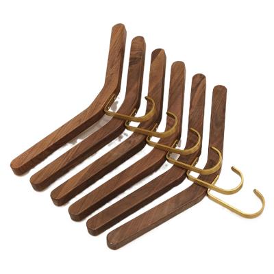 China Eco - Friendly Best Selling Solid Wood Hanger Wedding Non Slip Soft Wood Hanger Multi Left Hanger for sale