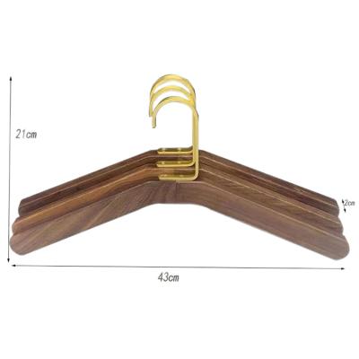 China Widely Used Household Standard Custom Wooden Hangers Eco-Friendly Clothes Hanger Multiple Use Drying Hanger for sale