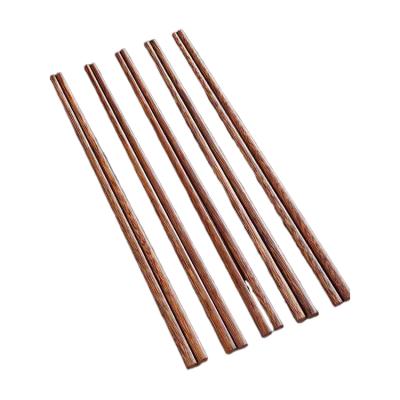 China Latest Design Sustainable Household Red Sandalwood Wooden Chopsticks Hotels Chopsticks for sale