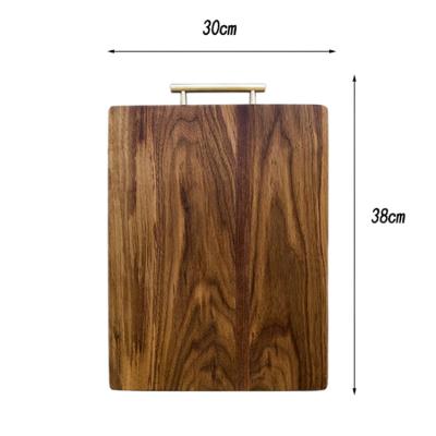 China Latest Designsquare Copper Handle Kitchen Cutting Board Choppers Viable Wholesale Copper Handle for sale