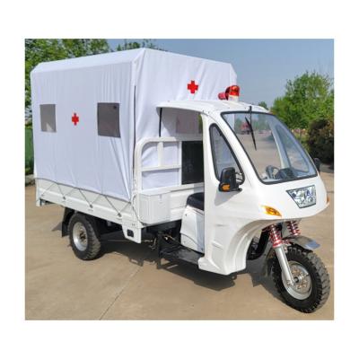 China Useful Same African Passenger Mini Lightweight Ambulance Motor Tricycle Tuk Tuk Road Rescue For Sale for sale