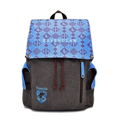 China New product good quality waterproof casual sports bag youth fashion beam mouth canvas school backpacks for sale