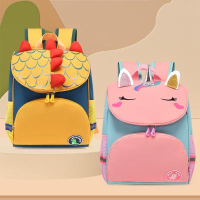 China 2021 New Arrival Custom Lightweight Cartoon Fashion Design Dinosaur Monster Actions Cute School Backpack Children Backpack Kids Bags for sale