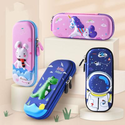 China Manufacturer Customized Eva Box Daily School Backpack Bag EVA Zipper Girls Pencil Case Color School Pencil Case for sale